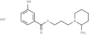Benzoic acid, m-hydroxy-, 3-(2-methylpiperidino)propyl ester, hydrochloride
