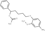 Benzyl alcohol, α-(4-(4-amino-2-methoxyphenoxy)butyl)-, acetate (ester)
