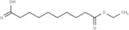 Decanedioic acid, 1-ethyl ester