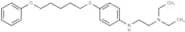 Ethylenediamine, N,N-diethyl-N'-(p-(5-phenoxypentyloxy)phenyl)-