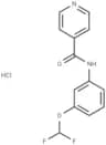 Isonicotinamide, N-(3-difluoromethoxyphenyl)-, hydrochloride