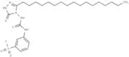 m-((((3-Heptadecyl-1,5-dihydro-5-thioxo-4H-1,2,4-triazol-4-yl)amino)carbonyl)amino)benzenesulphony…