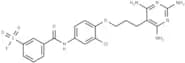 m-((3-Chloro-4-(3-(2,4,6-triamino-5-pyrimidinyl)propoxy)phenyl)carbamoyl)benzenesulfonyl fluoride