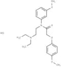 m-Acetanisidide, N-(2-(diethylamino)ethyl)-2-(p-methoxyphenoxy)-, monohydrochloride