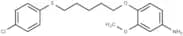 m-Anisidine, 4-((5-((p-chlorophenyl)thio)pentyl)oxy)-