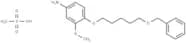 m-Anisidine, 4-((5-(benzyloxy)pentyl)oxy)-, methanesulfonate