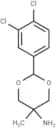 m-Dioxan-5-amine, 2-(3,4-dichlorophenyl)-5-methyl-