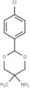 m-Dioxan-5-amine, 2-(p-chlorophenyl)-5-methyl-