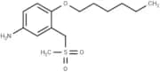 m-Toluidine, 4-(hexyloxy)-α-(methylsulfonyl)-