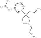Phenol, m-(1,3-dipropyl-3-pyrrolidinyl)-, acetate