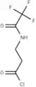 N-trifluoroacetyl-β-alanyl chloride
