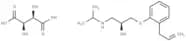Alprenolol tartrate, (S)-