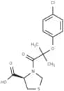 (4R)-3-[2-(4-chlorophenoxy)-2-methylpropanoyl]-1,3-thiazolidine-4-carboxylic acid