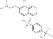 Acetic acid, 2-[[4-[[[4-(1,1-dimethylethyl)phenyl]sulfonyl]amino]-1-hydroxy-2-naphthalenyl]thio]-