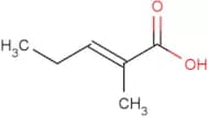 (E)-2-Methyl-2-pentenoic acid