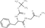 Glycine, N-[(1,1-dimethylethoxy)carbonyl]thio-L-phenylalanyl-, methyl ester