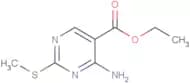 Ethyl 4-amino-2-(methylthio)pyrimidine-5-carboxylate