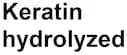 Keratin hydrolyzed