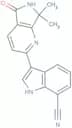 3-(7,7-dimethyl-5-oxo-6,7-dihydro-5H-pyrrolo[3,4-b]pyridin-2-yl)-1H-indole-7-carbonitrile