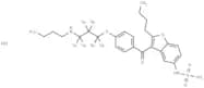 N-Desbutyl Dronedarone-d6 HCl