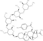 Qingyangshengenin 3-O-α-L-cymaropyranosyl-(1→4)-β-D-oleandropyranosyl-(1→4)-β-D-cymaropyranosyl-(1…