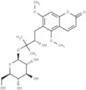 (-)-Toddalolactone 3′-O-β-D-glucopyranoside
