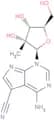4-Amino-5-cyano-1-(2-b-C-methyl-b-D-ribofuranosyl)-7H-pyrrolo[2.3-d]pyrimidine