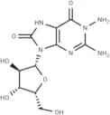 1-Amino-7,8-dihydro-8-oxo-9-(b-D-xylofuranosyl)   guanine