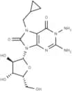 1-Amino-7-cyclopropylmethyl-7,8-dihydro-8-oxo-9-(b-D-xylofuranosyl)guanine