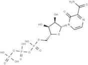 Pyrazinecarboxamide, 3,4-dihydro-4-[5-O-[hydroxy[[hydroxy(phosphonooxy)phosphinyl]oxy]phosphinyl]-…