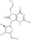 7-n-Propyl-7,8-dihydro-8-oxo-9-(β-D-xylofuranosyl)guanine