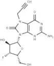 7,8-Dihydro-8-oxo-7-propargyl-3'-deoxy-3'-fluoro-xylo-guanosine