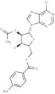 5'-O-(p-Toluoyl)-2'-O-acetyl-3'-deoxy-3'-fluoro-6-chloroinosine