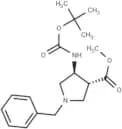 trans-Methyl 1-benzyl-4-(tert-butoxycarbonylamino)pyrrolidine-3-carboxylate