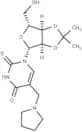 2',3'-O-Isopropylidene-5-pyrrolidinomethyl-2-thiouridine