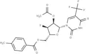 2'-O-Acetyl-5'-O-(p-toluoyl)-3'-deoxy-3'-fluoro-5-trifluoromethyluridine