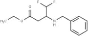 4,4-Difluoro-3-[(phenylmethyl)amino]butanoic  acid ethyl ester