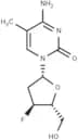 2',3'-Dideoxy-3'-fluoro-5-methylcytidine