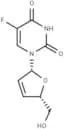 2',3'-Dideoxy-2',3'-didehydro-5-fluoro-uridine