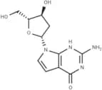 7-Deaza-2'-deoxyguanosine;  2-Amino-7-(2-deoxy-b-D-ribofuranosyl)-7H-pyrrolo[2,3-d]pyrimidin-4(3H)…
