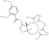 4-Anhydro-2-O-(2,4-dimethoxybenzoyl)-3,5-O-(1,1,3,3-tetraisopropyldisiloxane-1,3-diyl)-4-thio-D-ri…