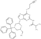 N2-Isobutyryl-O6-cyanoethyl-7'-OH-N-trityl-morpholino guanine