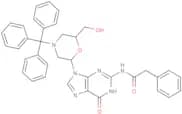 N2-Phenylacetyl-7'-OH-N-trityl-morpholino guanine