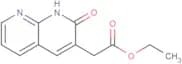 (1,2-Dihydro-2-oxo-1,8-naphthyridin-3-yl)acetic   acid ethyl ester