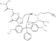 2'-O-(2-Cyanoethoxy)   (diisopropylamino)phosphino-3'-O-(4,4'-dimethoxy triphenyl)methyl-N2-isobut…