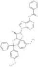 1-[3'-O-[(4,4'-dimethoxytriphenyl)methyl]-a-L-threofuranosyl]-N6-benzoyladenine