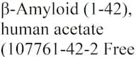β-Amyloid (1-42), acetate (human)