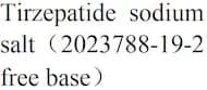 Tirzepatide monosodium salt