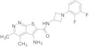 5-Amino-N-[1-(2,3-difluorophenyl)-3-azetidinyl]-3,4-dimethylthieno[2,​3-​c]​pyridazine-​6-​carboxa…