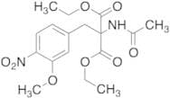 2-​(Acetylamino)​-​2-​[(3-​methoxy-​4-​nitrophenyl)​methyl]​-propanedioic Acid 1,​3-​Diethyl Ester